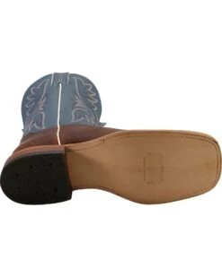 Tony Lama Men's Americana Western Boots - Broad Square Toe -Coral Shoes Shop 036F27 C4 BM