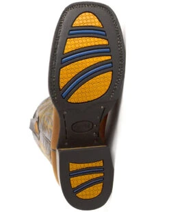 Ferrini Men's Maverick Western Boots - Broad Square Toe -Coral Shoes Shop 036T45 41 P6