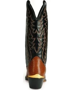 Laredo Lizard Print Western Boots -Coral Shoes Shop 038558 PJ BK