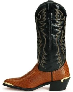 Laredo Lizard Print Western Boots -Coral Shoes Shop 038558 PJ LT