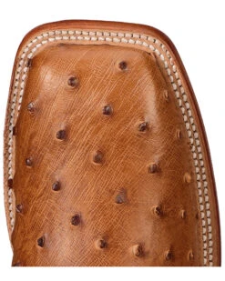 Justin Men's Full Quill Ostrich Western Boots -Coral Shoes Shop 066A49 38 TP