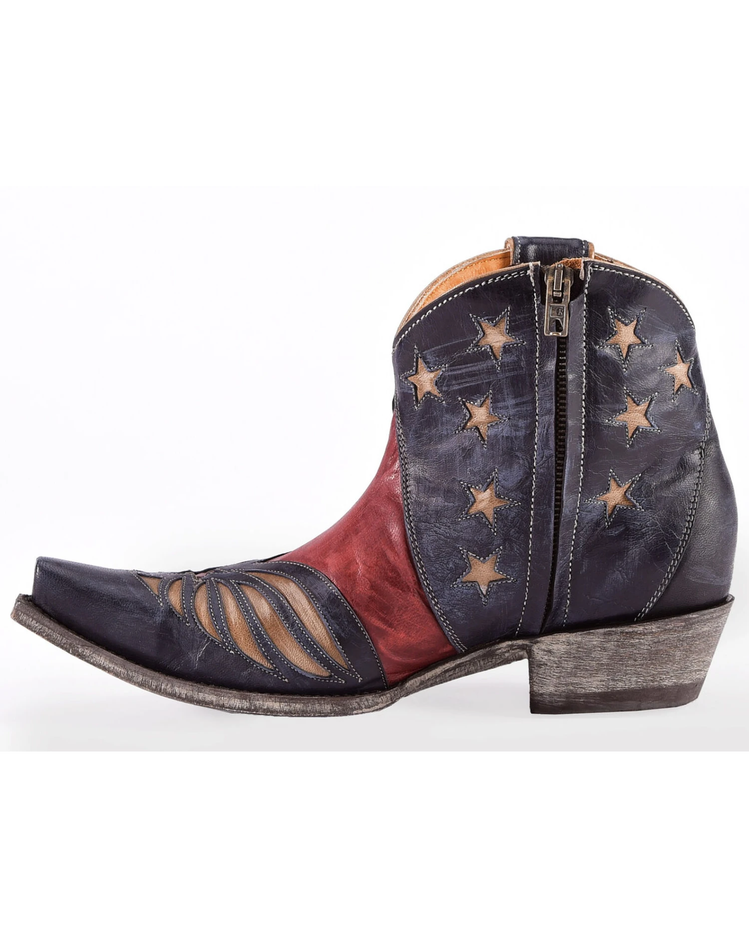 Old Gringo Women's United Patriotic Booties - Snip Toe 5 Old Gringo Women's United Patriotic Booties - Snip Toe - Image 5