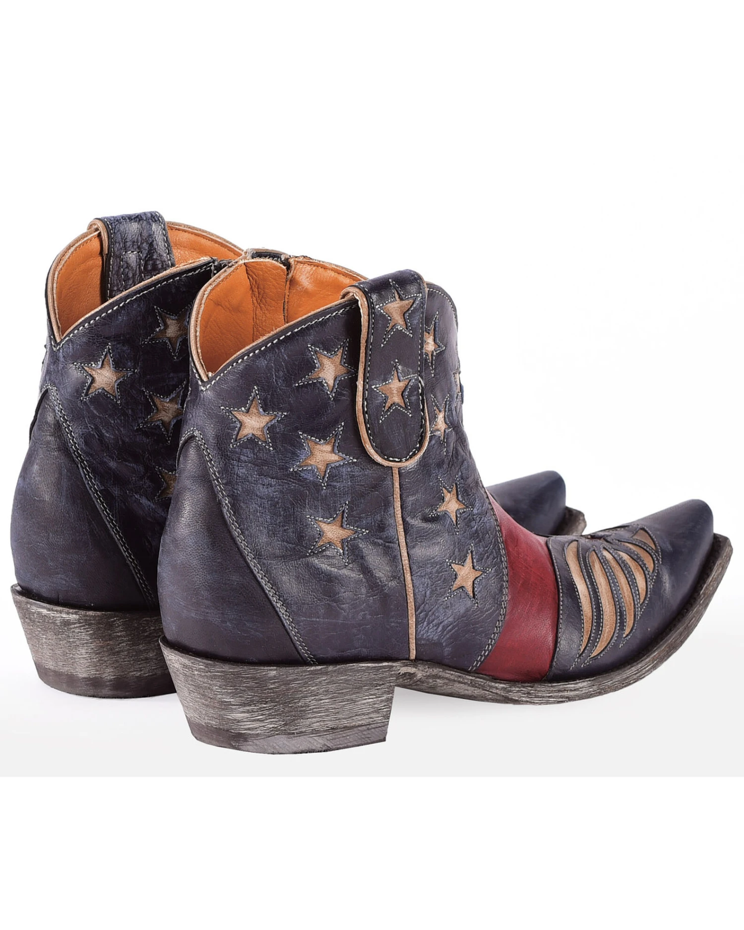 Old Gringo Women's United Patriotic Booties - Snip Toe 3 Old Gringo Women's United Patriotic Booties - Snip Toe - Image 3