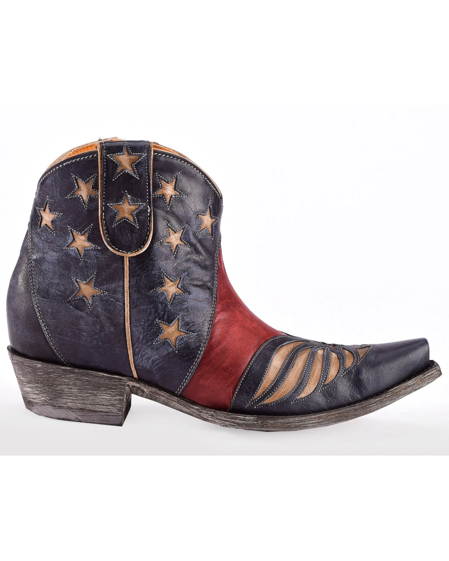 Old Gringo Women's United Patriotic Booties - Snip Toe 4 Old Gringo Women's United Patriotic Booties - Snip Toe - Image 4