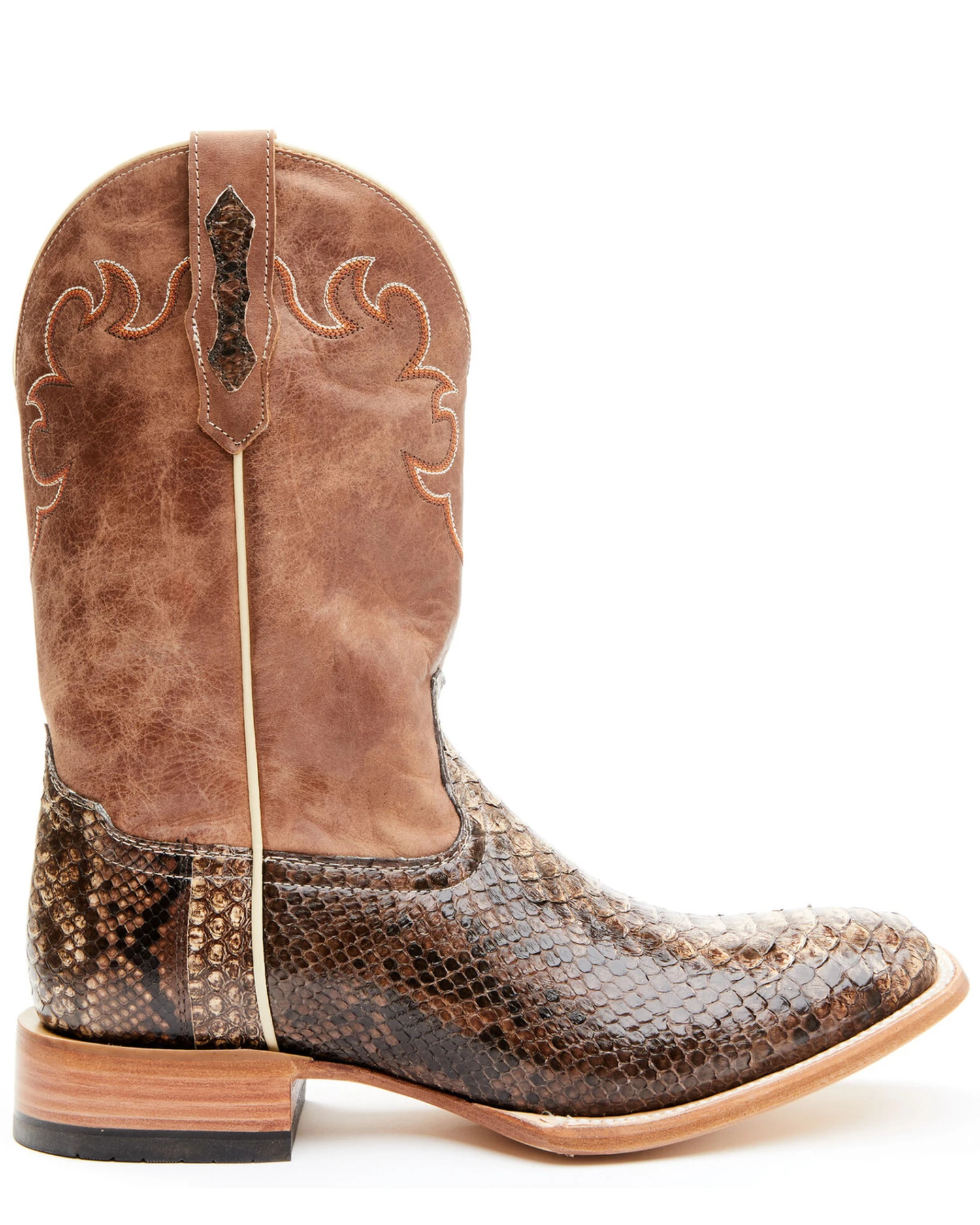 Cody James Men's Exotic Python Western Boots - Broad Square Toe 2 Cody James Men's Exotic Python Western Boots - Broad Square Toe - Image 2
