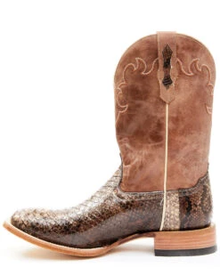 Cody James Men's Exotic Python Western Boots - Broad Square Toe 9 Cody James Men's Exotic Python Western Boots - Broad Square Toe -Coral Shoes Shop 2000276397 936 P3