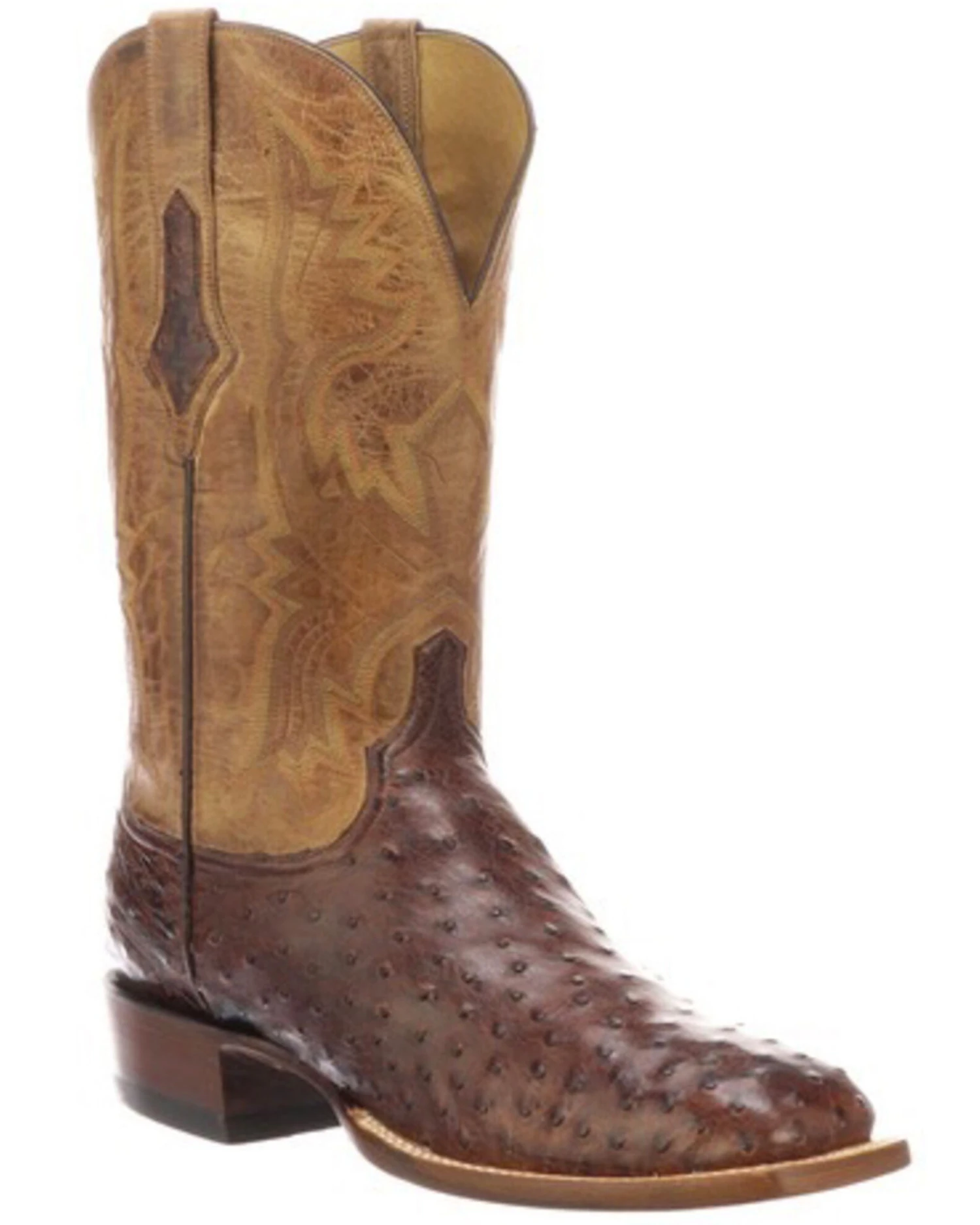 Lucchese Men's Cliff Exotic Western Boots - Square Toe 1 Lucchese Men's Cliff Exotic Western Boots - Square Toe