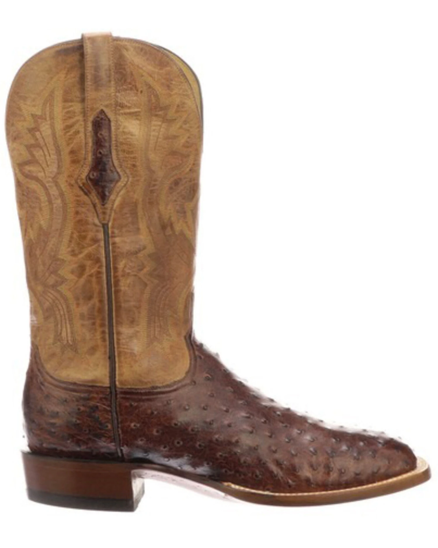 Lucchese Men's Cliff Exotic Western Boots - Square Toe 2 Lucchese Men's Cliff Exotic Western Boots - Square Toe - Image 2