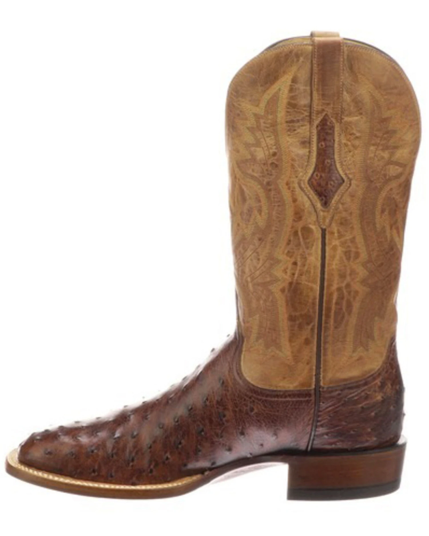 Lucchese Men's Cliff Exotic Western Boots - Square Toe 3 Lucchese Men's Cliff Exotic Western Boots - Square Toe - Image 3