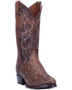Dan Post Men's Manning Exotic Python Western Boots - Medium Toe