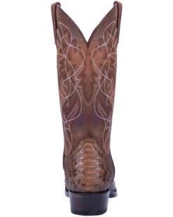 Dan Post Men's Manning Exotic Python Western Boots - Medium Toe -Coral Shoes Shop 2000285914 200 P4