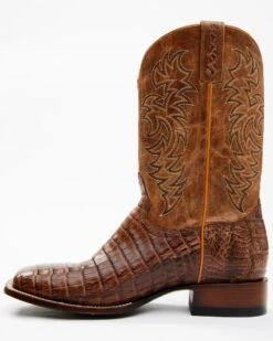 Cody James Men's Nuez Exotic Caiman Skin Western Boots - Broad Square Toe -Coral Shoes Shop 2000339810 280 P3