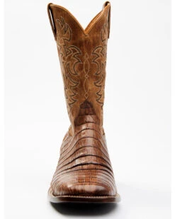 Cody James Men's Nuez Exotic Caiman Skin Western Boots - Broad Square Toe -Coral Shoes Shop 2000339810 280 P4