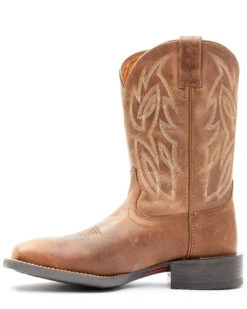 Justin Men's Dusky Brown Canter Cowhide Leather Western Boots - Broad Square Toe 9 Justin Men's Dusky Brown Canter Cowhide Leather Western Boots - Broad Square Toe -Coral Shoes Shop 2000341632 200 P3