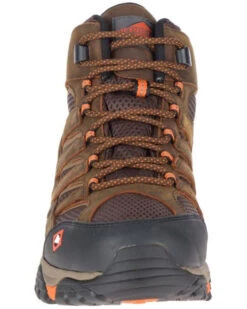 Merrell Men's MOAB Vertex Waterproof Hiking Boots - Soft Toe  -Coral Shoes Shop 2000342241 200 P3