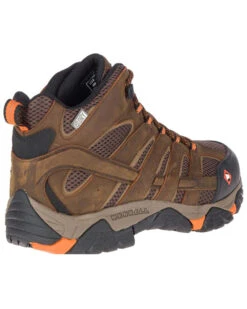 Merrell Men's MOAB Vertex Waterproof Hiking Boots - Soft Toe  -Coral Shoes Shop 2000342241 200 P4