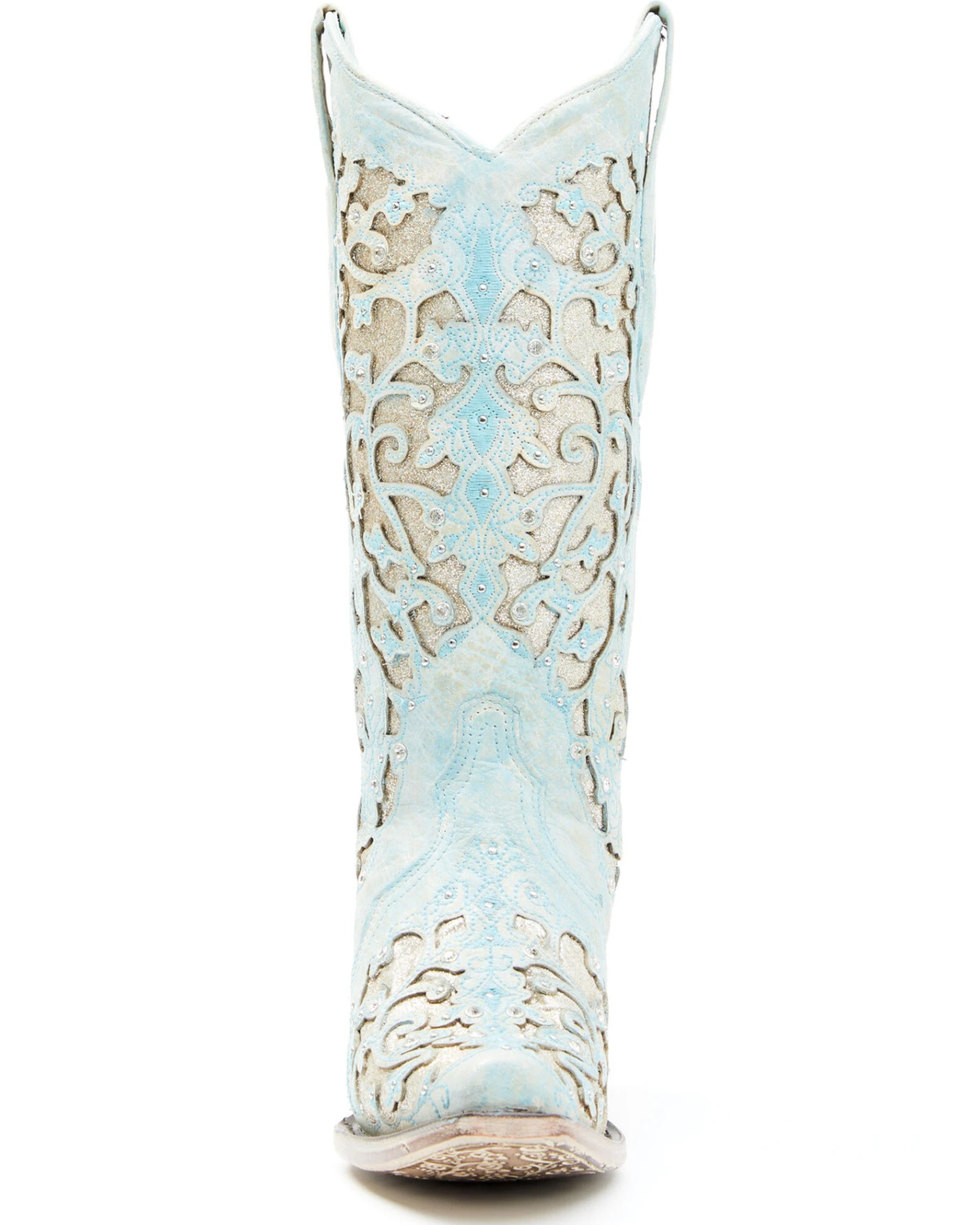 Corral Women's Glitter Inlay Western Boots - Snip Toe 4 Corral Women's Glitter Inlay Western Boots - Snip Toe - Image 4