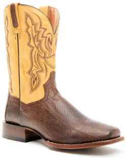 Dan Post Men's Exotic Snake Western Boots - Broad Square Toe