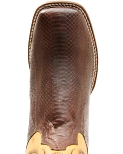 Dan Post Men's Exotic Snake Western Boots - Broad Square Toe -Coral Shoes Shop 2000349210 200 P6