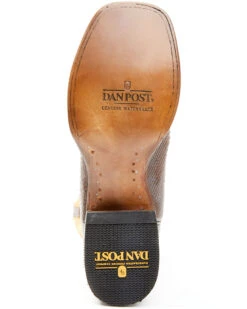 Dan Post Men's Exotic Snake Western Boots - Broad Square Toe -Coral Shoes Shop 2000349210 200 P7