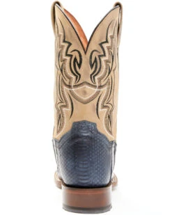 Dan Post Men's Exotic Snake Skin Western Boots - Broad Square Toe -Coral Shoes Shop 2000349211 200 P5