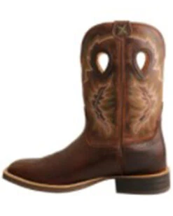 Twisted X Men's Brown Ruff Stock Western Boots - Square Toe -Coral Shoes Shop 2000350217 201 P3