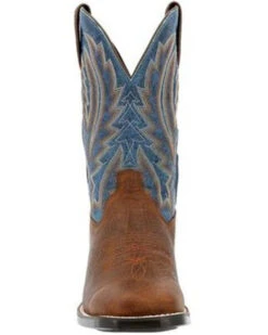 Durango Men's Westward Denim Western Performance Boots - Broad Square Toe -Coral Shoes Shop 2000350360 907 P4