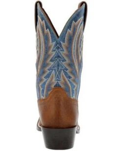 Durango Men's Westward Denim Western Performance Boots - Broad Square Toe -Coral Shoes Shop 2000350360 907 P5
