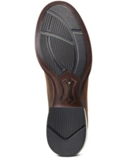 Ariat Men's Booker Distressed Brown Ultra Full-Grain Leather Ankle Boot - Round Toe  -Coral Shoes Shop 2000356444 200 P5