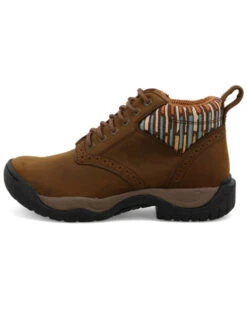 Twisted X Women's 4" All Around Lace-Up Hiking Multi Brown Work Boot - Round Toe  -Coral Shoes Shop 2000356831 200 P3