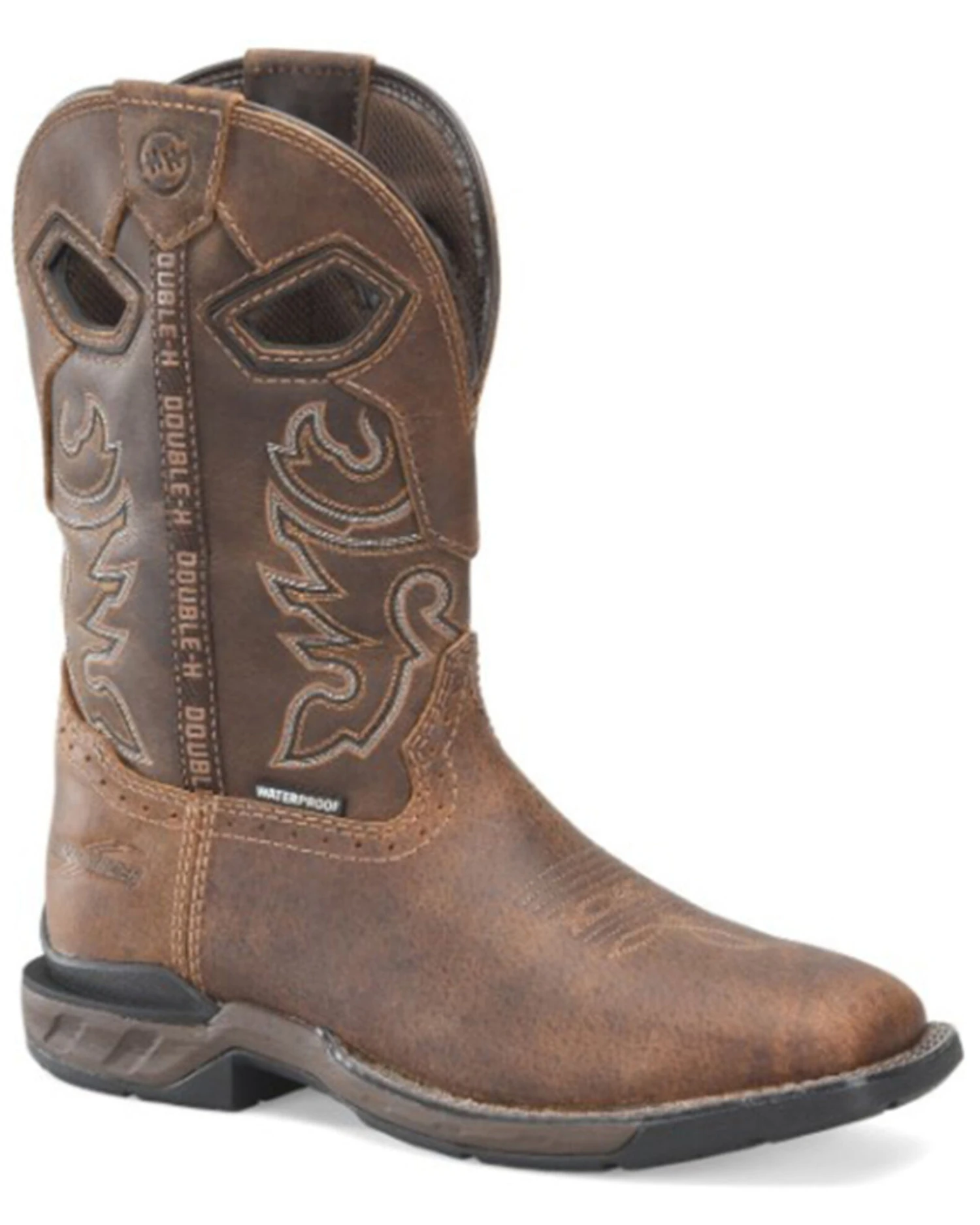 Double H Men's Wilmore Phantom Rider Waterproof Performance Western Boots - Broad Square Toe 1 Double H Men's Wilmore Phantom Rider Waterproof Performance Western Boots - Broad Square Toe