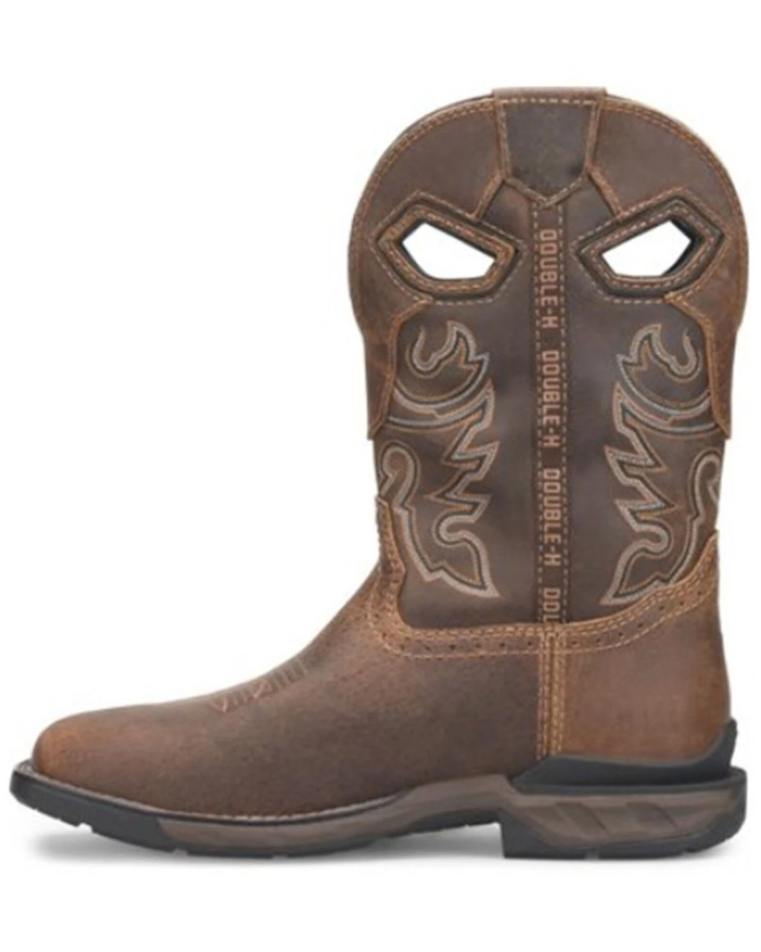 Double H Men's Wilmore Phantom Rider Waterproof Performance Western Boots - Broad Square Toe 2 Double H Men's Wilmore Phantom Rider Waterproof Performance Western Boots - Broad Square Toe - Image 2