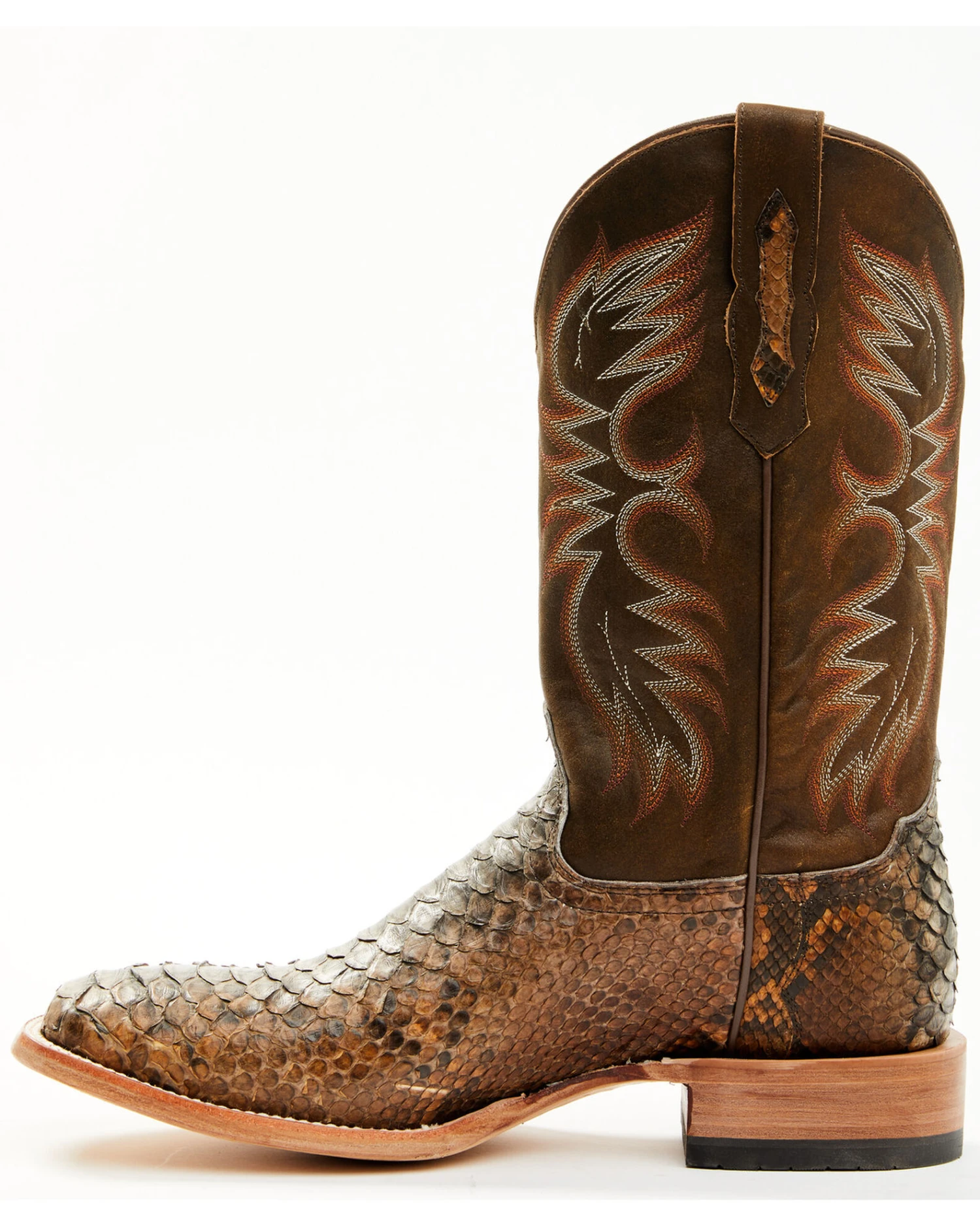 Cody James Men's Python Exotic Western Boots - Broad Square Toe 3 Cody James Men's Python Exotic Western Boots - Broad Square Toe - Image 3