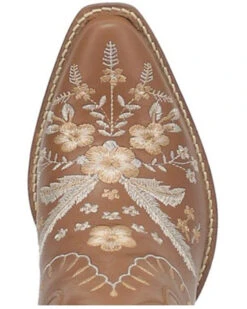 Dingo Women's Primrose Embroidered Western Booties - Snip Toe -Coral Shoes Shop 2000382115 200 P6