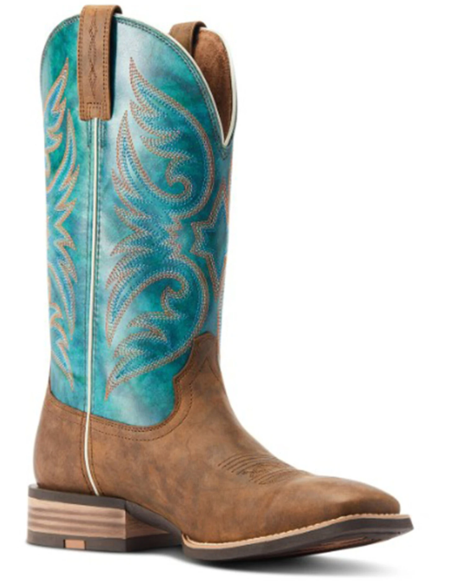 Ariat Men's Ricochet Western Performance Boots - Broad Square Toe 1 Ariat Men's Ricochet Western Performance Boots - Broad Square Toe
