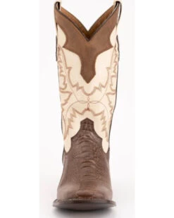Ferrini Men's Nash Exotic Ostrich Leg Western Boots - Square Toe 10 Ferrini Men's Nash Exotic Ostrich Leg Western Boots - Square Toe -Coral Shoes Shop 2000394323 200 P4
