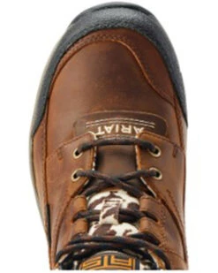 Ariat Women's Cow Print Terrain Waterproof Boots - Round Toe  -Coral Shoes Shop 2000397380 200 P4